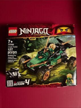 Lego Ninjago Jungle Raider Buggy - Green and Gold Accents